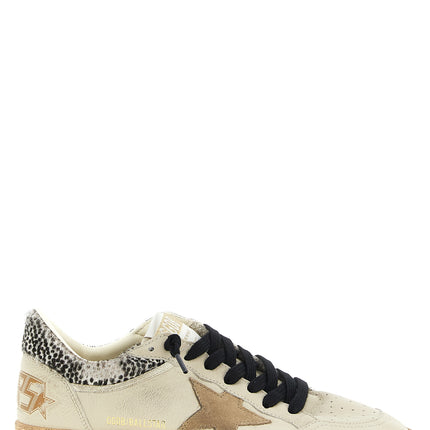 Golden Goose Beige Goatskin Low Top Sneakers Golden Goose