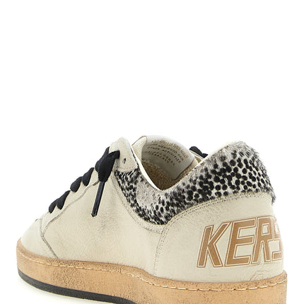 Golden Goose Beige Goatskin Low Top Sneakers Golden Goose