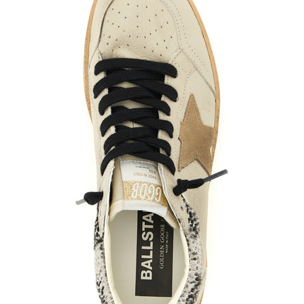 Golden Goose Beige Goatskin Low Top Sneakers Golden Goose