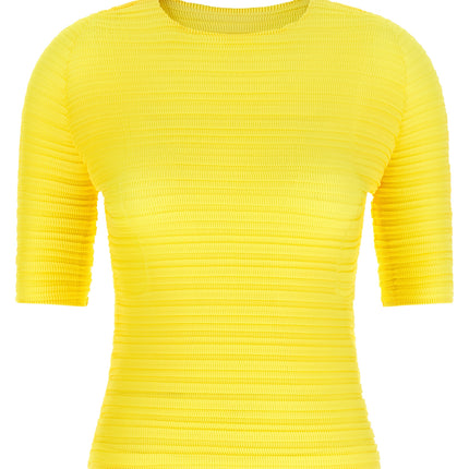 Issey Miyake Bicolor Polyester Blouse Issey Miyake