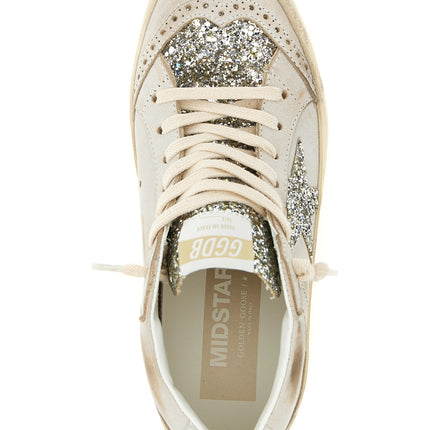 Golden Goose Beige Leather High Top Sneakers Golden Goose