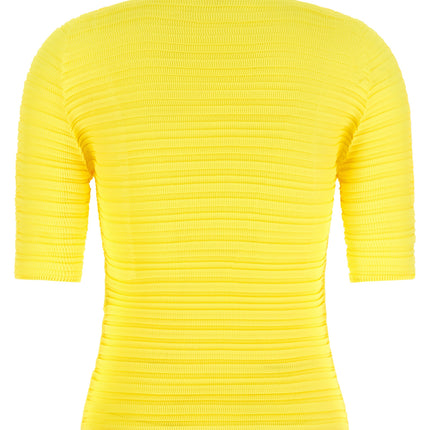 Issey Miyake Bicolor Polyester Blouse Issey Miyake