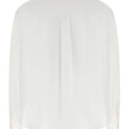 Brunello Cucinelli White Cotton Blouse Brunello Cucinelli