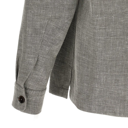 ZEGNA Beige Linen Blouse ZEGNA