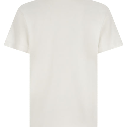 Versace White Cotton Polo Shirt Versace