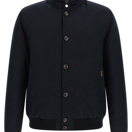 MooRER Blue Wool Bomber MooRER