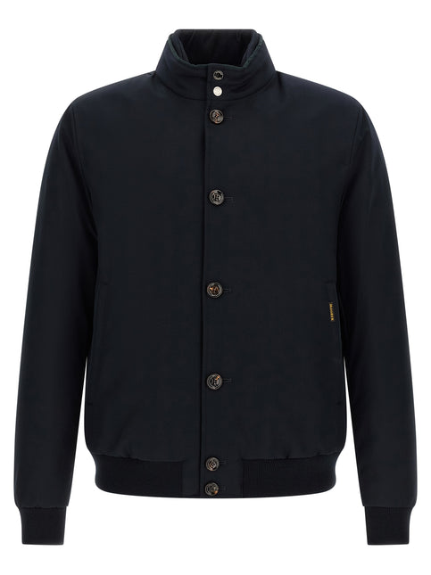 MooRER Blue Wool Bomber MooRER