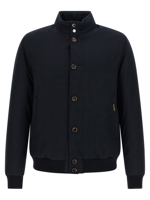 MooRER Blue Wool Bomber MooRER