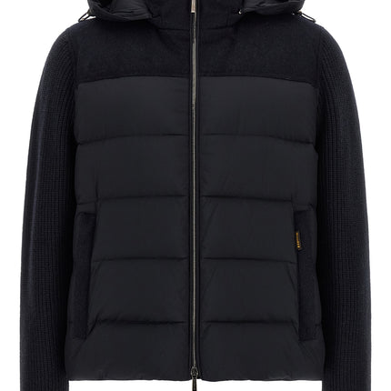 MooRER Blue Wool Full-Length Jacket MooRER