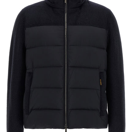 MooRER Blue Wool Full-Length Jacket MooRER