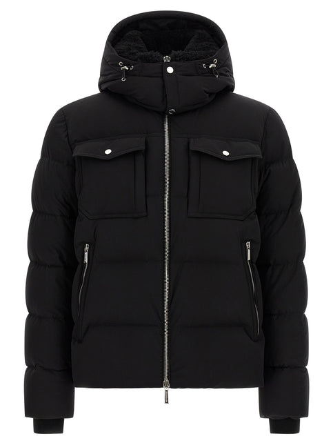 MooRER Black Wool Bomber MooRER