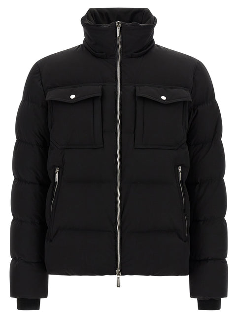MooRER Black Wool Bomber MooRER