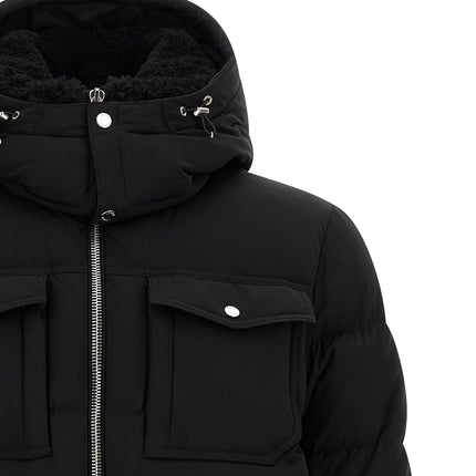 MooRER Black Wool Bomber MooRER