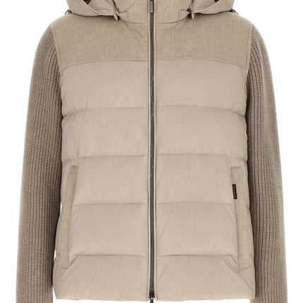 MooRER Beige Wool Full-Length Jacket MooRER