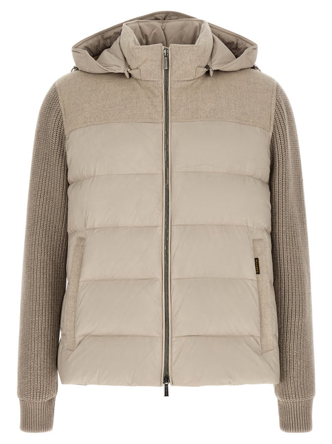 MooRER Beige Wool Full-Length Jacket MooRER