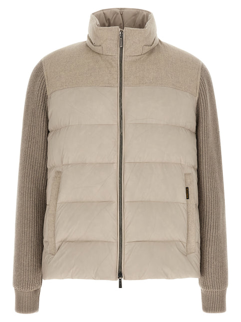 MooRER Beige Wool Full-Length Jacket MooRER