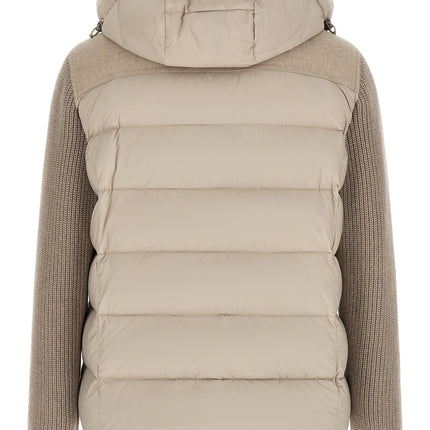 MooRER Beige Wool Full-Length Jacket MooRER