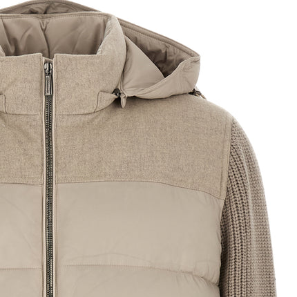 MooRER Beige Wool Full-Length Jacket MooRER