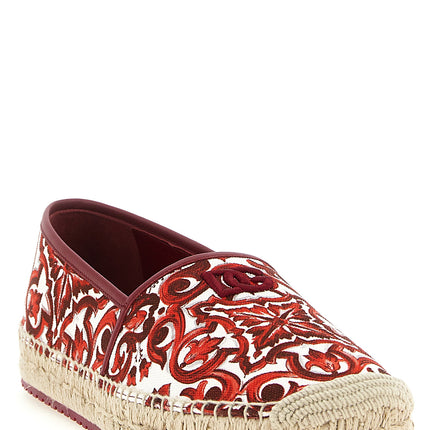 Dolce & Gabbana Multicolor Cotton Espadrilles Dolce & Gabbana