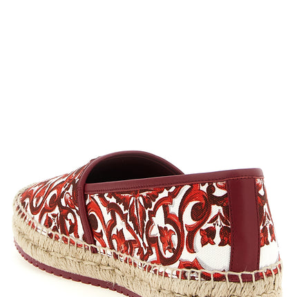 Dolce & Gabbana Multicolor Cotton Espadrilles Dolce & Gabbana