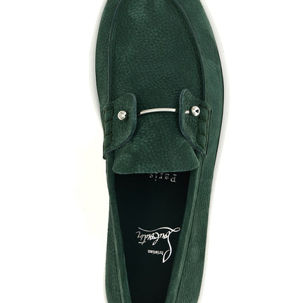 Christian Louboutin Bicolor Calfskin Slip-On Loafers Christian Louboutin