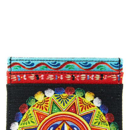 Dolce & Gabbana Multicolor Cotton Cardholder Dolce & Gabbana