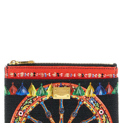 Dolce & Gabbana Multicolor Cotton Cardholder