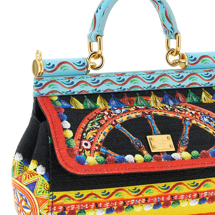 Dolce & Gabbana Multicolor Cotton Handbag Dolce & Gabbana