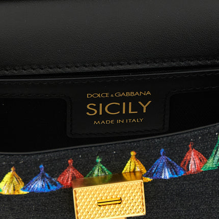 Dolce & Gabbana Multicolor Cotton Handbag Dolce & Gabbana