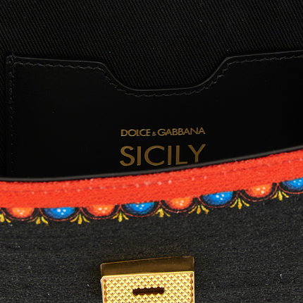 Dolce & Gabbana Multicolor Cotton Handbag Dolce & Gabbana