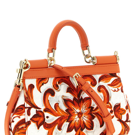 Dolce & Gabbana Orange Cotton Handbag Dolce & Gabbana