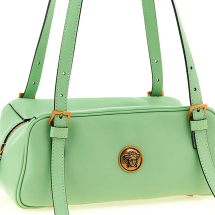 Versace Bicolor Lamb Leather Shoulder Bag Versace