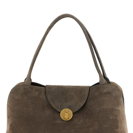 Versace Brown Calfskin Shoulder Bag Versace
