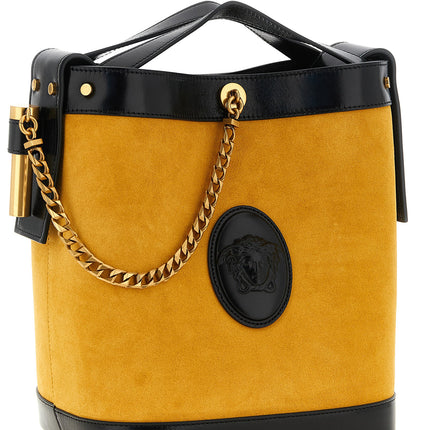 Versace Bicolor Calfskin Shoulder Bag Versace