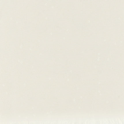 Brunello Cucinelli White Cashmere Scarf Brunello Cucinelli