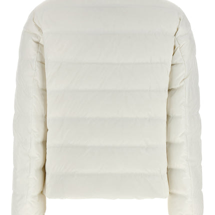 Brunello Cucinelli White Polyester Full-Length Jacket Brunello Cucinelli