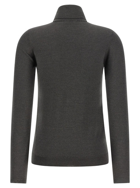 Brunello Cucinelli Gray Cashmere Cardigan Brunello Cucinelli