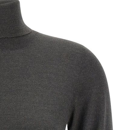 Brunello Cucinelli Gray Cashmere Cardigan Brunello Cucinelli