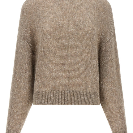 Brunello Cucinelli Beige Polyamide Cardigan Brunello Cucinelli