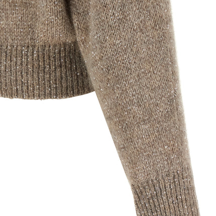 Brunello Cucinelli Beige Polyamide Cardigan Brunello Cucinelli