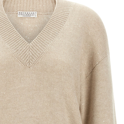 Brunello Cucinelli Beige Cashmere Cardigan Brunello Cucinelli