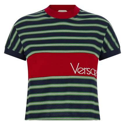 Versace Multicolor Cotton T-Shirt Versace