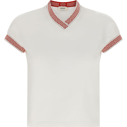 Versace Multicolor Cotton T-Shirt Versace