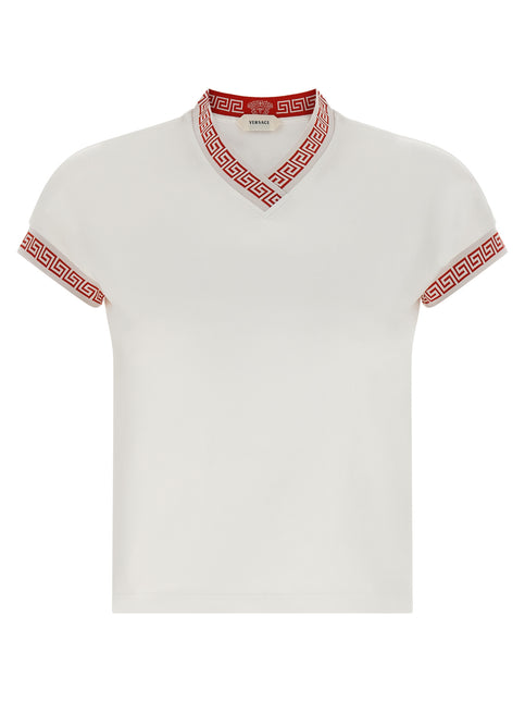 Versace Multicolor Cotton T-Shirt Versace