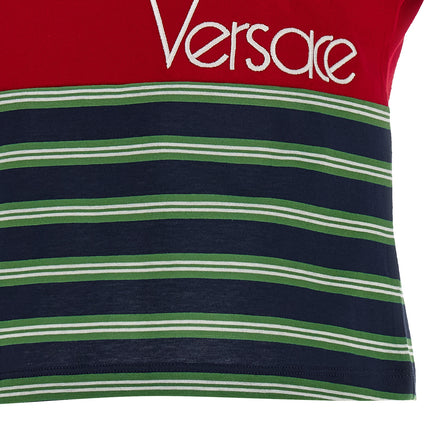 Versace Multicolor Cotton T-Shirt Versace