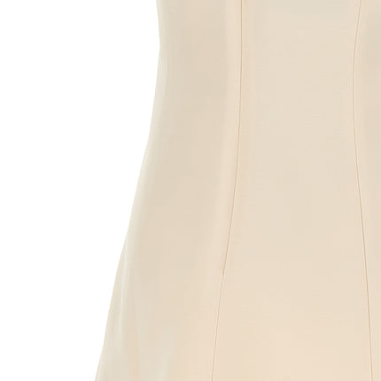 Valentino Garavani Bicolor Virgin Wool Short Dress Valentino Garavani