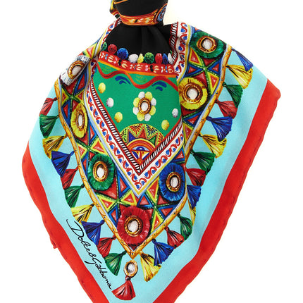 Dolce & Gabbana Multicolor Silk Scarf Dolce & Gabbana
