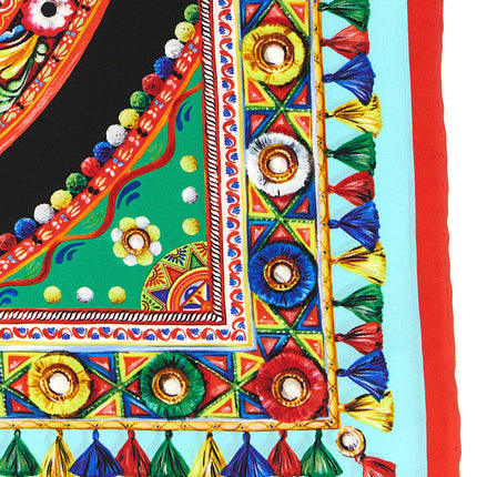 Dolce & Gabbana Multicolor Silk Scarf Dolce & Gabbana