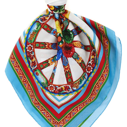 Dolce & Gabbana Multicolor Silk Foulard Dolce & Gabbana