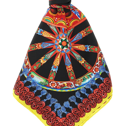 Dolce & Gabbana Multicolor Silk Scarf Dolce & Gabbana